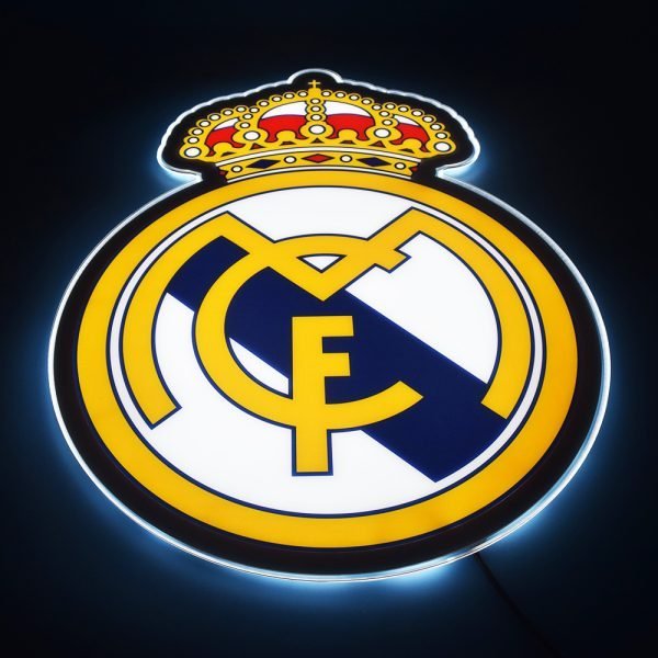 Soccer Club Sign LED Light (Madrid) - Image 3
