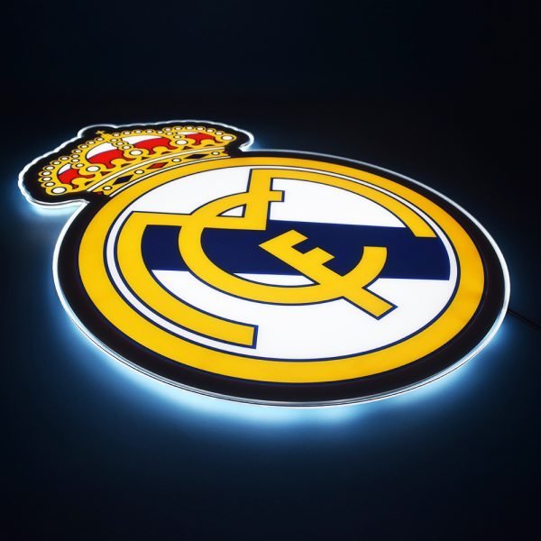 Soccer Club Sign LED Light (Madrid) - Image 2