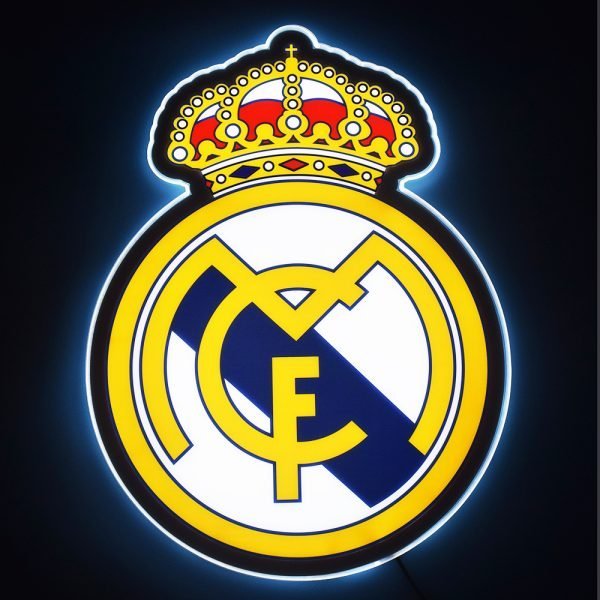 Soccer Club Sign LED Light (Madrid)
