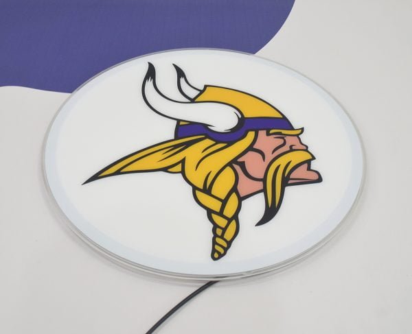 Vikings Football Club Decoration Light - Image 3