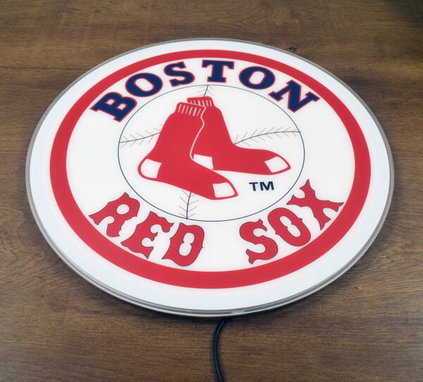 Red Sox Baseball Club Decoration Light - Image 2