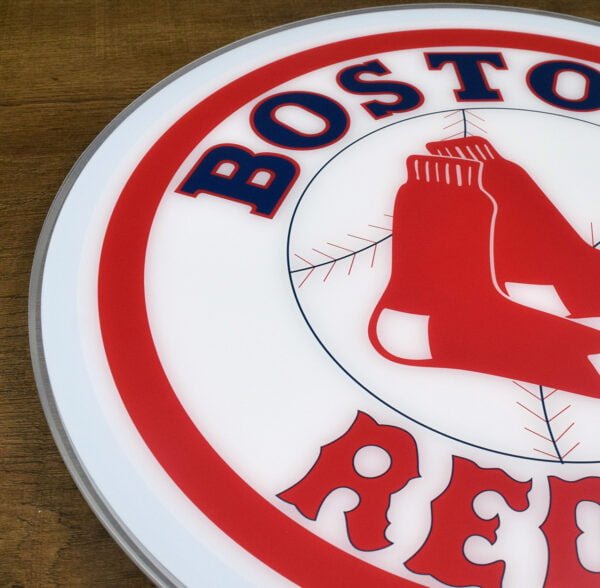 Red Sox Baseball Club Decoration Light - Image 3