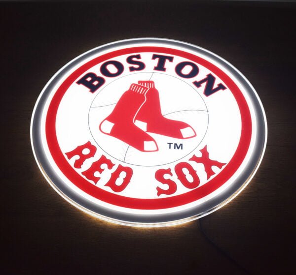 Red Sox Baseball Club Decoration Light - Image 5