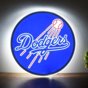 Dodgers Baseball Club Decoration Light