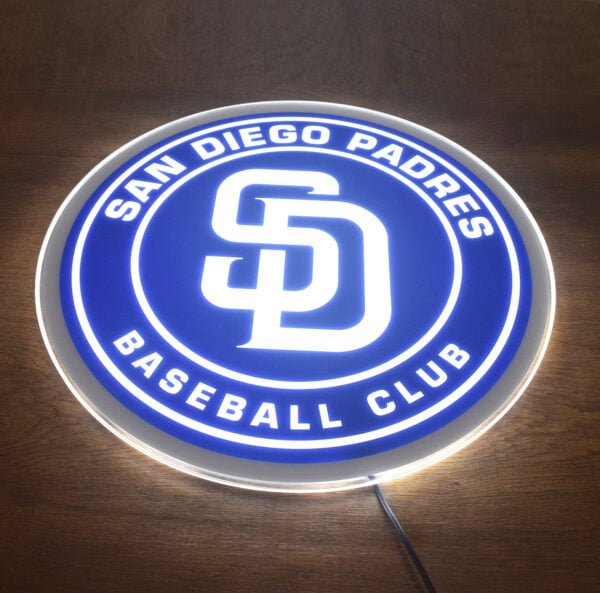Padres Baseball Club Decoration Light - Image 2