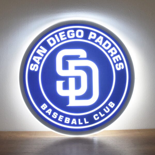 Padres Baseball Club Decoration Light