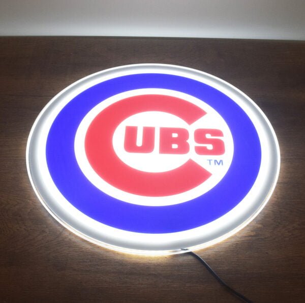 Cubs Baseball Club Decoration Light - Image 2