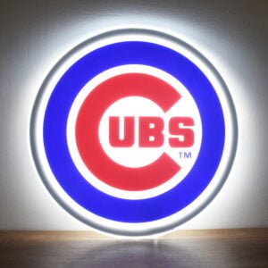 Cubs Baseball Club Decoration Light