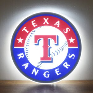 T Rangers Baseball Club Decoration Light