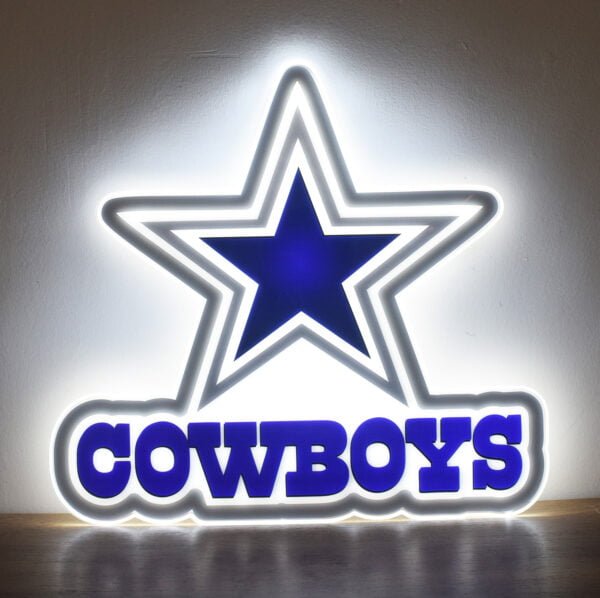 Cowboys Football Club Decoration Light