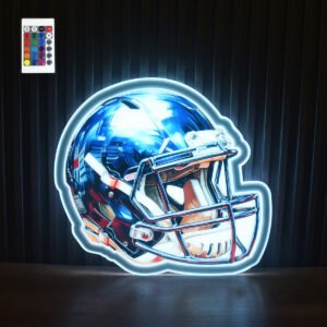Helmet Light RGB LED (the remote not contains a coin battery)