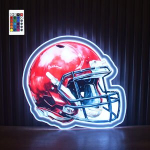 Helmet Light RGB LED (the remote not contains a coin battery)