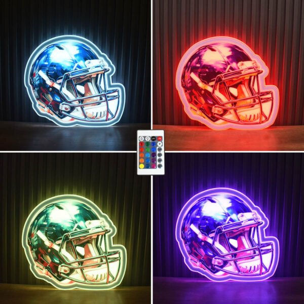 Helmet Light RGB LED (the remote not contains a coin battery) - Image 2