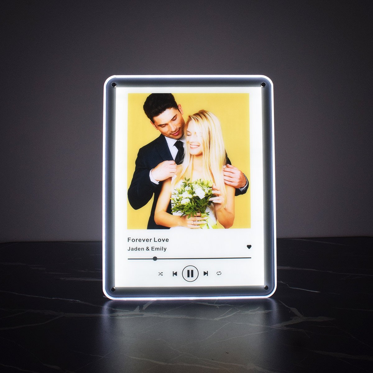Couples photo light custom music player style A
