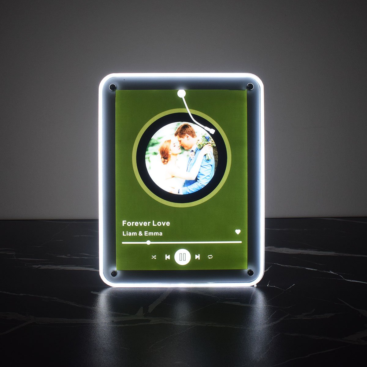Couples photo light custom music player style B