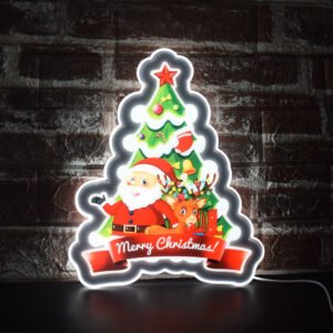 Christmas Signs Decoration Lights Acrylic LED Night Light