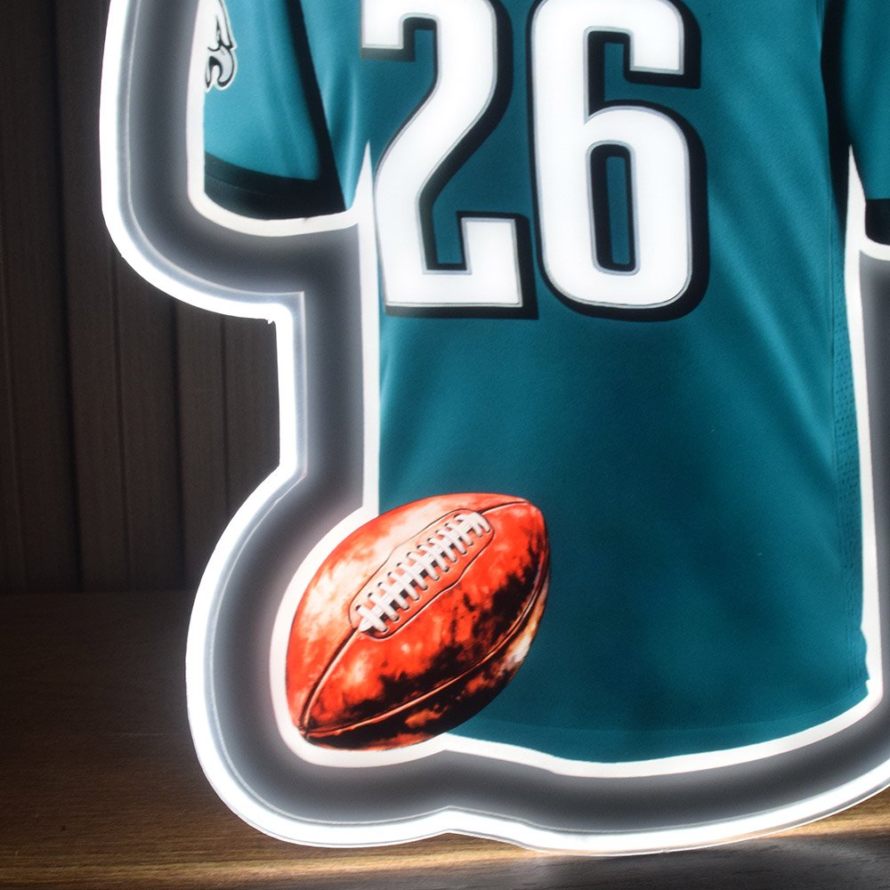 Football Jersey Lights Acrylic LED Night Light(EG) - Image 3