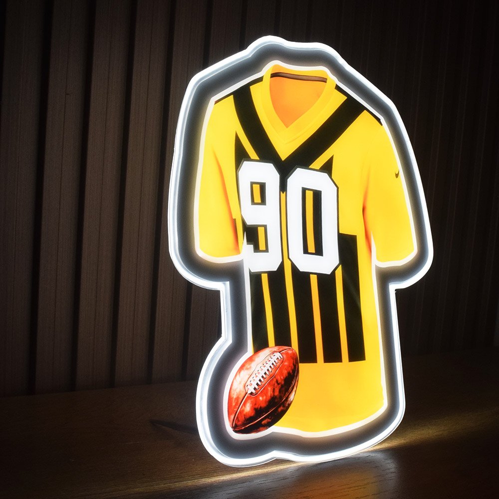 Football Jersey Lights Acrylic LED Night Light (PK) - Image 2