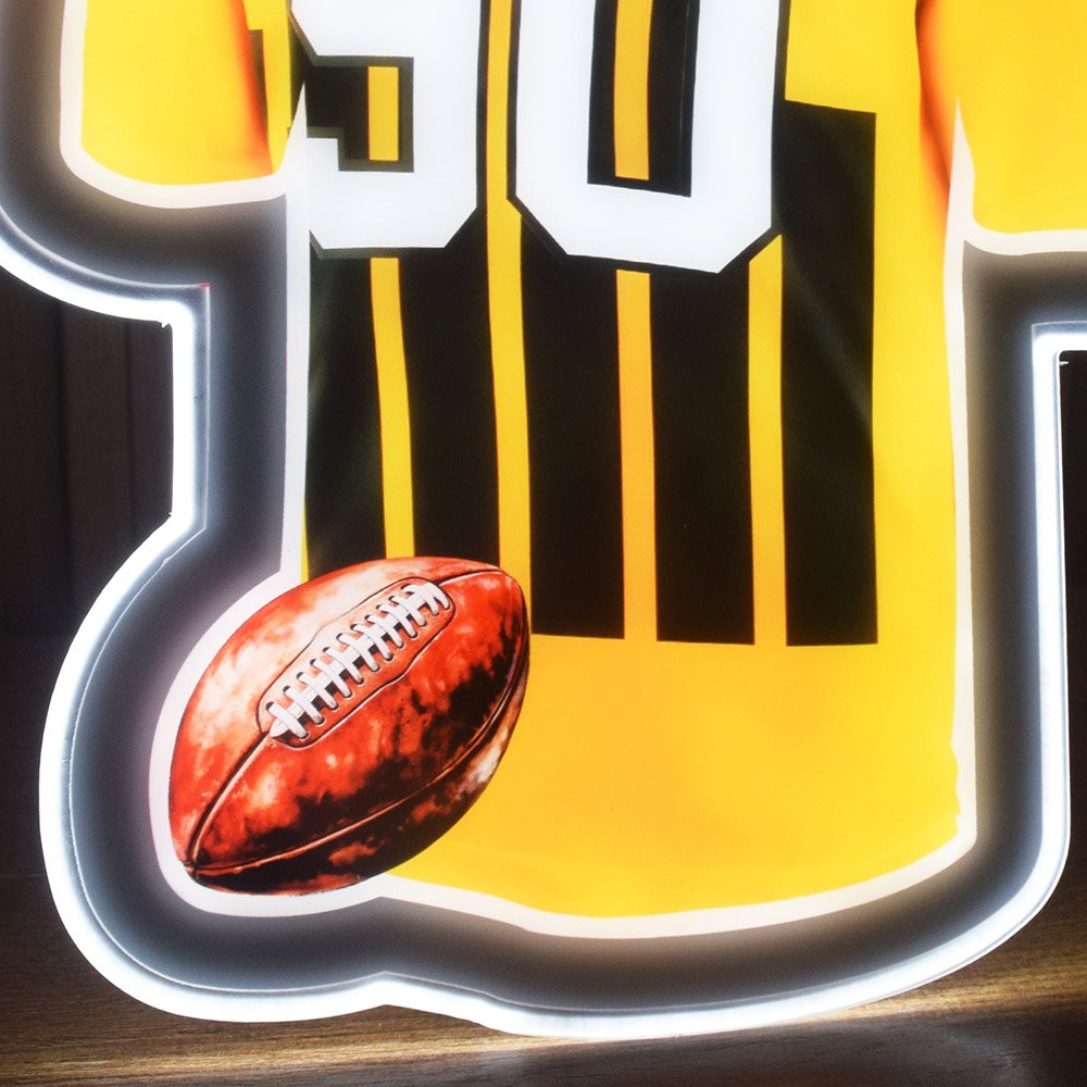 Football Jersey Lights Acrylic LED Night Light (PK) - Image 3