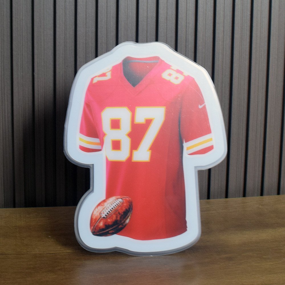 Football Jersey Lights Acrylic LED Night Light (KC) - Image 5