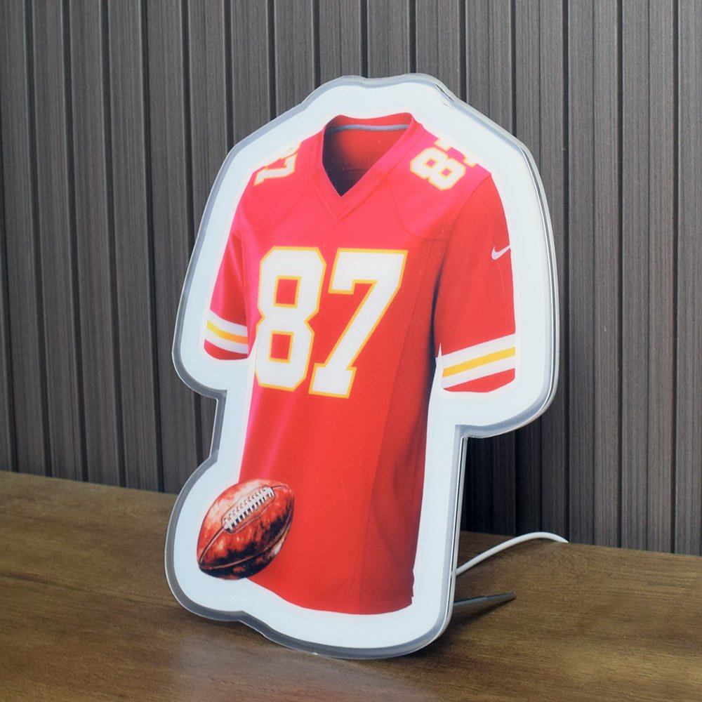 Football Jersey Lights Acrylic LED Night Light (KC) - Image 4