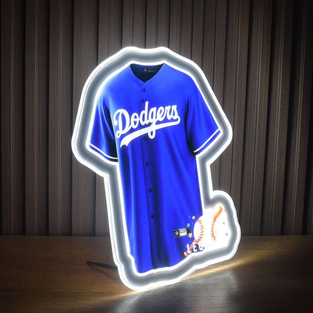Baseball Jersey Lights Acrylic LED Night Light (DG) - Image 2