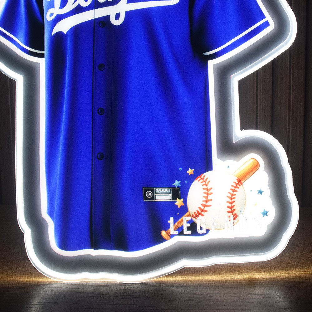 Baseball Jersey Lights Acrylic LED Night Light (DG) - Image 3