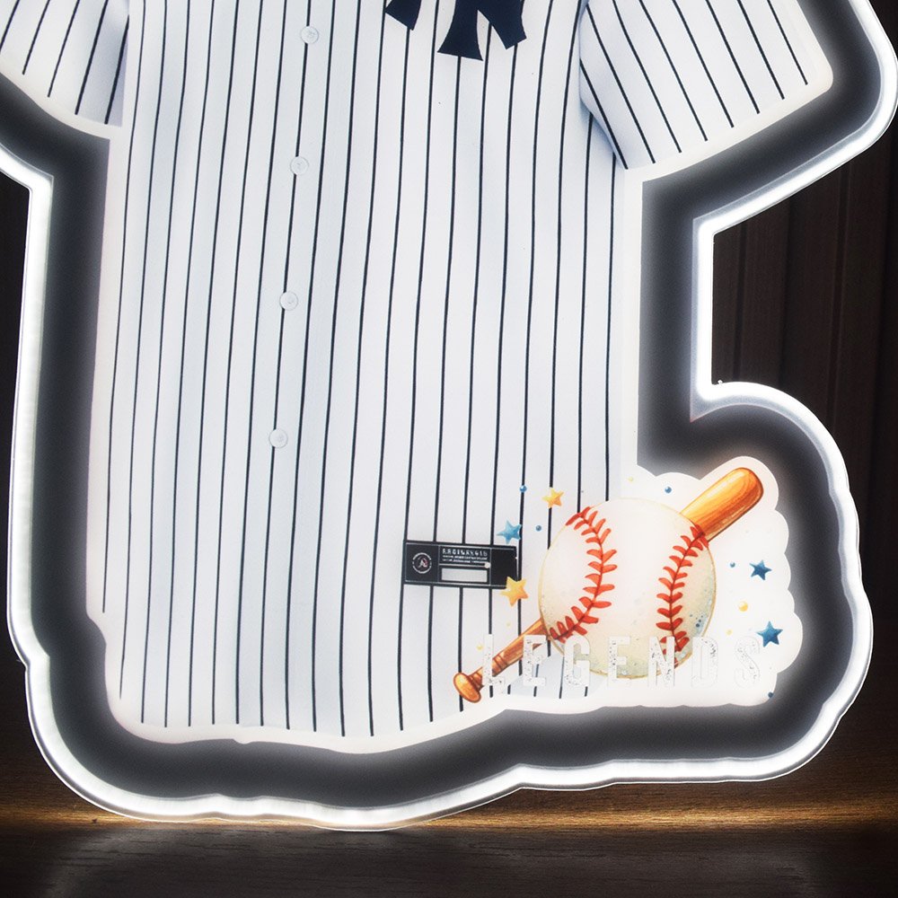 Baseball Jersey Lights Acrylic LED Night Light (YK) - Image 3
