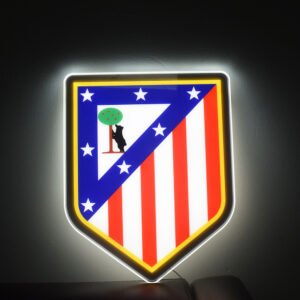 Atleti Football Club Sign Decor. LED lights USB for Power