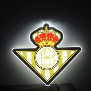 Betis Football Club Sign Decor. LED lights USB for Power