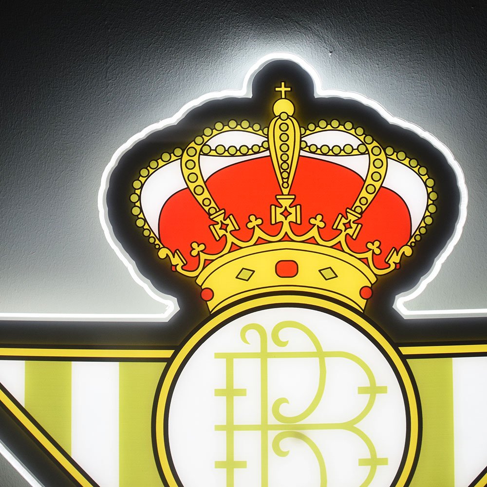 Betis Football Club Sign Decor. LED lights USB for Power - Image 3
