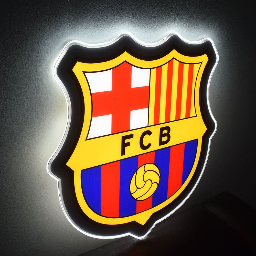 Barce Football Club Sign Decor. LED lights USB for Power - Image 2