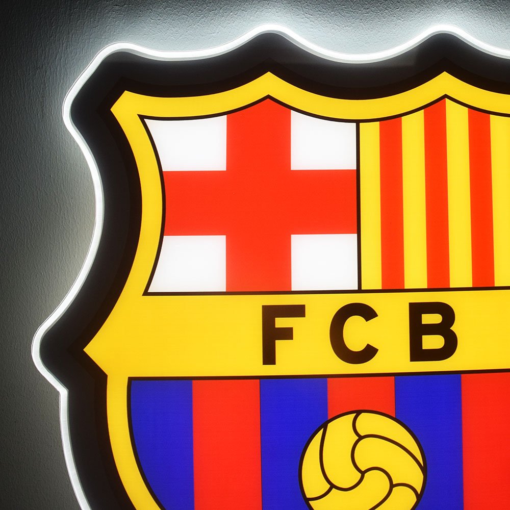 Barce Football Club Sign Decor. LED lights USB for Power - Image 3