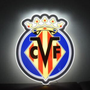 VCF Football Club Sign Decor. LED lights USB for Power