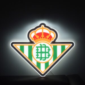 Betis Football Club Sign Decor. LED lights USB for Power