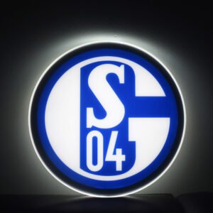 SCH Football Club Sign Decor. LED lights USB for Power