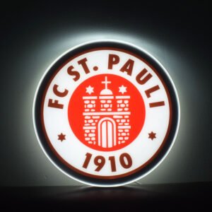 STP Football Club Sign Decor. LED lights USB for Power