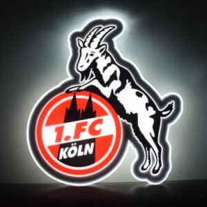 KOL Football Club Sign Decor. LED lights USB for Power