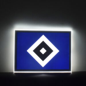 HAM Football Club Sign Decor. LED lights USB for Power