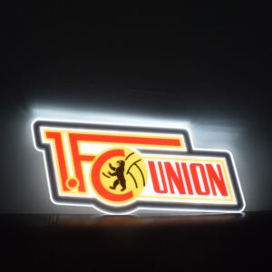 Berlin Football Club Sign Decor. LED lights USB for Power