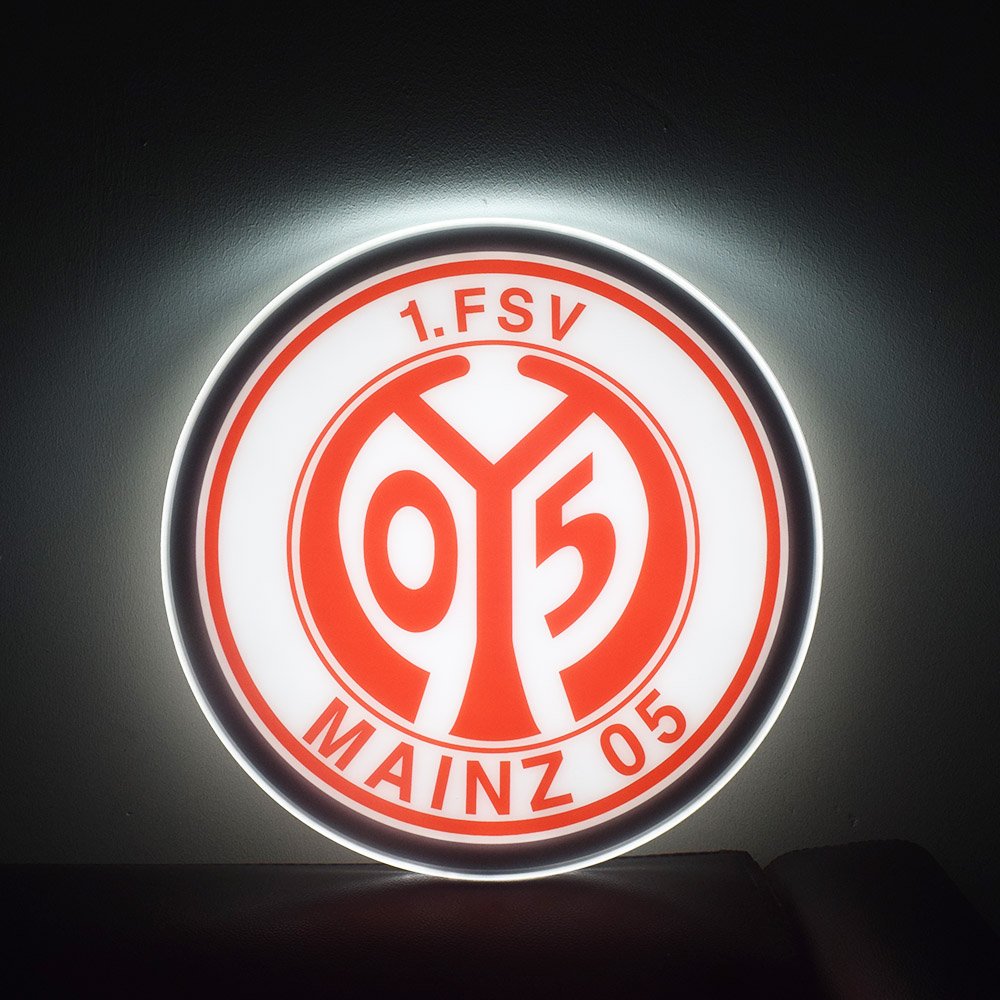 05 Football Club Sign Decor. LED lights USB for Power